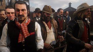 Team Dutch vs Team Arthur RDR2 NPC Fights Good Guys vs Bad Guys RDR2 Mods PC Battle Creator