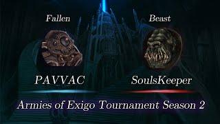PAVVAC vs SoulsKeeper - Finals Game 2 - Armies of Exigo Tournament Season 2