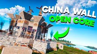 STRONG BASE with MINI CHINA WALL OPEN CORE and CHEAP FOR MEDIUM CLAN in Rust