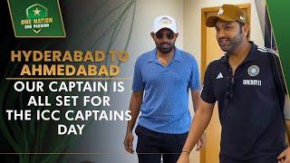 Hyderabad ️ Ahmedabad | Our captain is all set for the ICC Captains’ Day ©️ | PCB | MA2A