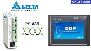 Delta HMI & DVP-14SS2 PLC "Communication" Tutorial