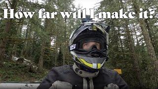 Braving the Elements: Dual Sport Adventure Motorcycle Riding in Snow and Ice