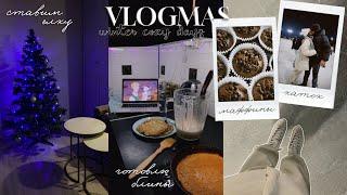 VLOGMAS: мои уютные зимние дни: ставим ёлку, катаемся на катке, готовка // winter cozy days ️️