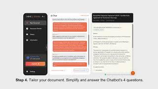 How to generate a legal document with DocLegal.AI?