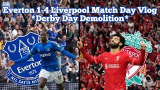 Everton 1-4 Liverpool Matchday vlog *Derby Day Demolition*