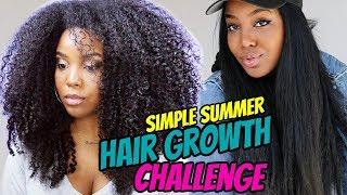 Natural Hair Growth Challenge | ST. TROPICA Hair Vitamin Challenge | Melissa Denise