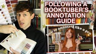 I FOLLOWED A BOOKTUBER'S ANNOTATION GUIDE ft. @PlantBasedBride