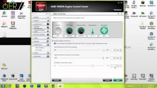 AMD VISION Engine Control Center Tutorial - Overclocking your GPU - ERI