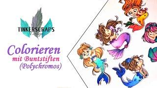 Tinkers Tipps und Tricks - Colorieren mit Buntstiften (Polychromos) - meine Technik