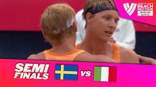 Åhman/Hellvig vs. Cottafava/Nicolai - Semi Final Highlights | Gstaad 2024 #BeachProTour