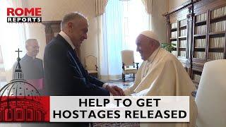 World Jewish Congress president asks Pope to use his influence to get hostages released