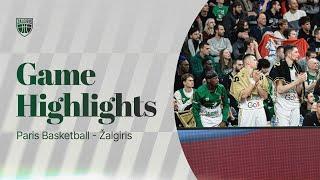 Paris Basketball - Žalgiris | Game Highlights | 2024.11.13