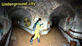 Found HITLER'S BUNKER️An entire underground city with GUNS,METRO and ARMOR-DOMES in a dense forest