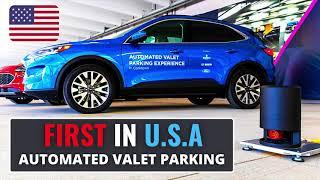 Inside Automated Valet Parking - Driverless Smart Parking System Explained - (FIRST IN USA)