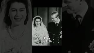 The Crown vs real life wedding of Elizabeth & Philip #britishroyalfamily #thecrown #monarch #queen