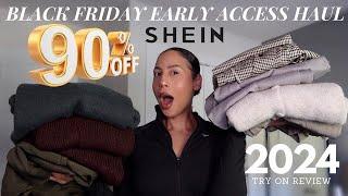 SHEIN BLACK FRIDAY EARLY ACCESS TRY ON HAUL 2024 