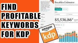 Kdp keyword research 2023 find kdp keyword for your book listing