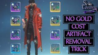 (F2P GUIDE) N0 GOLD COST artifact removal - Solo Leveling Arise Global