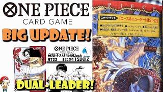 BIG Starter Deck 22 (ST-22) Update! Dual-leader & Promo Pack Confirmed! (One Piece TCG News)