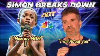 10-Year-Old Nigerian Boy Moves Simon Cowell to Tears on AGT with Song for Late Mother