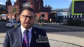 Cllr Waseem Zaffar responds to report from British Lung Foundation on Air Quality