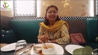 Our Guest Doctor Mrs.Varsha Durgan from Pune, is very happy with our food and hospitality...