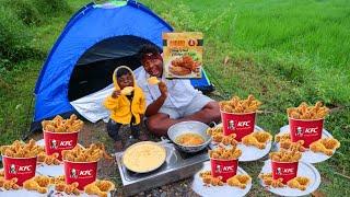 Tent KFC chicken|Ready made Mix|Instant KFC Chicken Recepie in Tamil|5 நிமிசத்தில்  சிக்கன் KFC