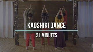 Kaoshiki dance from the back. Slow pace. Dance together for 21 minutes