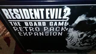 Nostalgamer Unboxing Resident Evil 2 The Board Game Retro Pack Expansion Steamforged Games Ltd