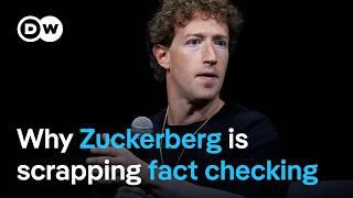 Fact checking to be scrapped on Facebook and Instagram | DW News