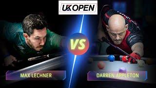 MAX LECHNER VS DARREN APPLETON | 2024 UK OPEN #billiards #9ballpool #nineball #highlights #ukopen