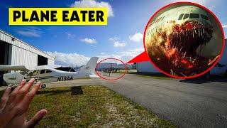 PLANE EATER FOUND AT THE ABANDONED PLANE EATER CRASH SITE IN REAL LIFE!! | THE PLANE EATER