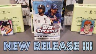 NEW RELEASE!!! 2021 Topps Chrome Hobby Box w/ 2 Auto's.