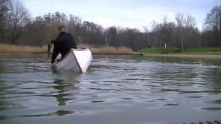 Kanu Canadier Freestyle Paddeln im Spreewald - Weihnachten 2013