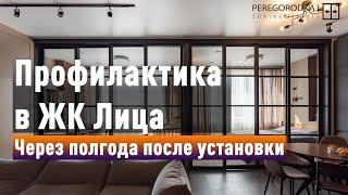 Профилактика в ЖК Лица: проверяем как работает межкомнатная перегородка