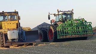 Maisernte. Mais schieben K 700,5x Fendt 728-Hawe Siwa 5000/Kröger Agroliner,Liebherr 538 Radlader