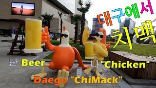 대구에서 치맥을..동대구역을 돌아봅니다. looking around Dongdaegu Station in Daegu city, South Korea.