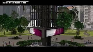 Qatar Rotation LED Display Design