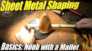 Sheet Metal Shaping: Noob with a Sandbag, Shrinking Stump, and Planishing Anvil