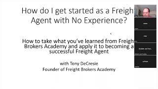 Freight Agent Free Training - 5-14-22