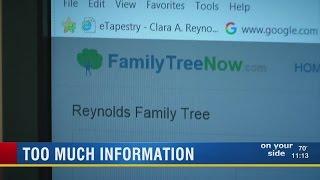 Genealogy website causes privacy concerns, Crisis Center of Tampa Bay calls it 'dangerous'