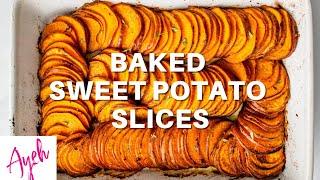 Baked Sweet Potato Slices