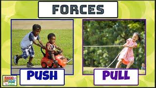 Forces: Push and Pull Motions for Kids