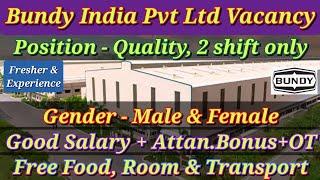 MNC Company | Immediate Joining | Quality Work | 2 Shift | Male & Female | Good Salary | Chennai job