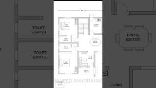 2 Bedroom House plan /1213 sqft Plan 06_07_2023 #trending