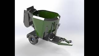 SOLIDOWORKS Visualize | Mixer | Agricultural Equipment