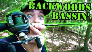 Bass Fishing in the Backwoods!