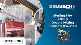 Sterling SRA 230 DG Auto Down Feed Double Mitring Bandsaw [Selmach Machinery]