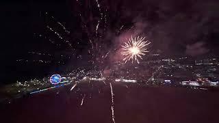 New Year's Fireworks Show -  FPV Drone Fly Through