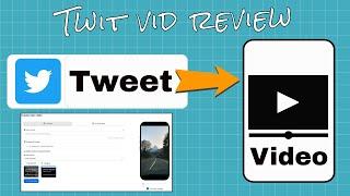 Twit Vid Review - Make videos of Tweets for $19 One time fee